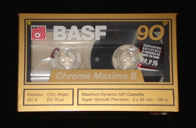 BASF Chrome Maxima II cassette tape