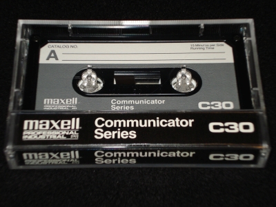 Maxell Communicator Series cassette tape